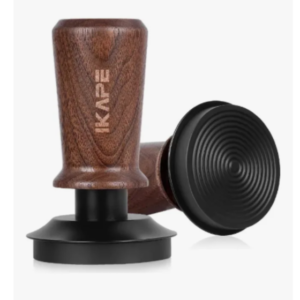 Tamper negro y madera